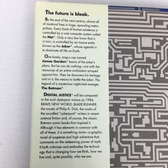 Batman Digital Justice By Pepe Moreno Computer Generated 1990 DC Comic - Picture 15 of 15